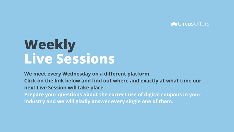 CircusOffers Weekly Live Sessions